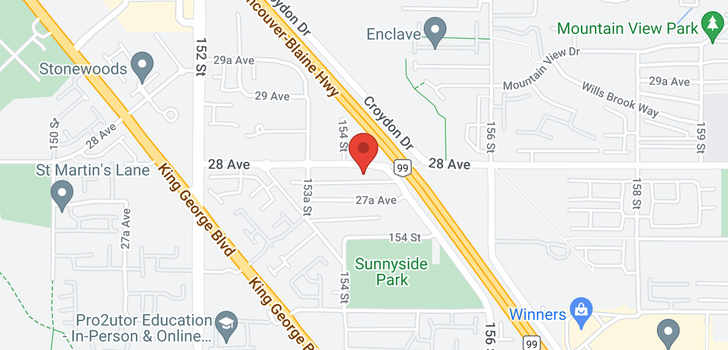 map of 15428 28 AVENUE